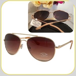 NWT Oscar De La Renta Rose Gold Sunglasses MOD3041  780